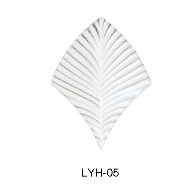 200x150mm Leaf Shape Bathroom Hotel Backsplash Handmade Fish Scale Green Interior 3D Irregular Kitchen Mosaic Wall Tiles Sale 7 3D Fish Scale Ceramic Wall Tile