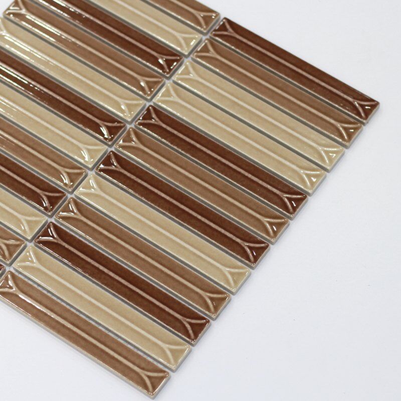 22x145mm Mosaic Tiles Bathrooom Hotel Interior Wall Kitchen Backsplash Strip Mosaic Tiles manufacturers 4 22x145mm Mosaic Tiles Bathrooom Hotel Interior Wall Kitchen Backsplash Strip Mosaic Tiles manufacturers - Image 4
