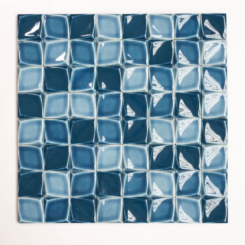 32x32mm Blue Ceramic Mosaic Tile Interior Backsplash Wall Mosaic Tiles Production Plant 1 32x32mm Blue Ceramic Mosaic Tile Interior Backsplash Wall Mosaic Tiles Production Plant