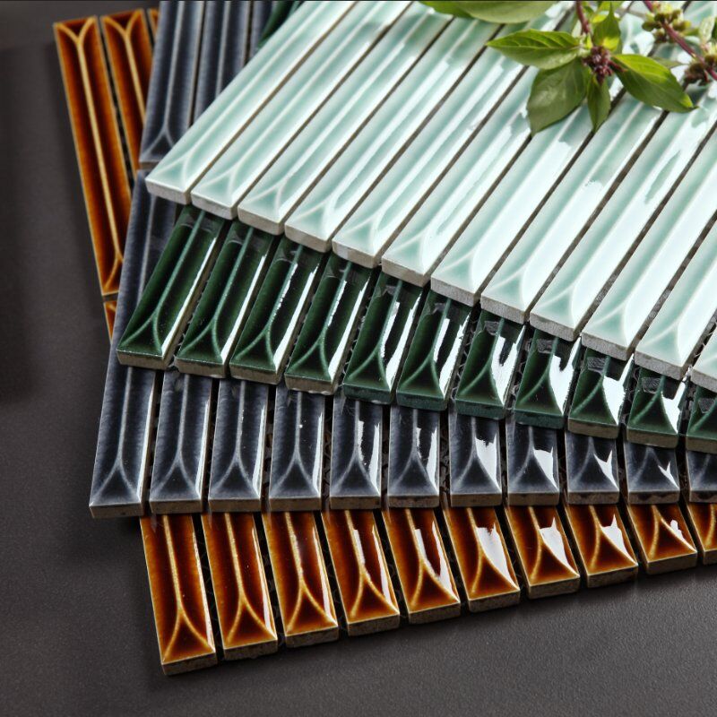 3D Ceramic Mosaic tiles indoor bathroom kitchen tile China factory production wholesale price 2 3D Ceramic Mosaic tiles indoor bathroom kitchen tile China factory production wholesale price - Image 2