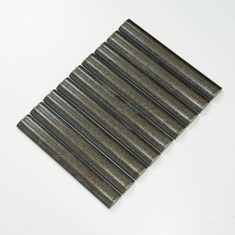 3D Semicircle Brown Mosaic tile High-Precision Fambe indoor hotel villa bathroom background wall tiles Wholesale factory 1 3D Semicircle Brown Mosaic tile High-Precision Fambe indoor hotel villa bathroom background wall tiles Wholesale factory