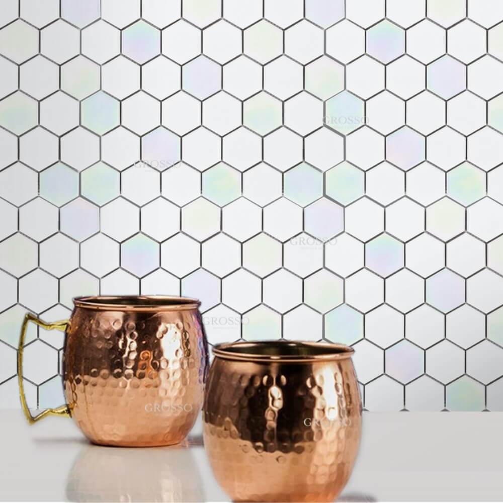 Modern electroplating mosaic tile Bathrooom Hotel Interior Wall Kitchen Backsplash Strip Mosaic Tiles 9 Modern electroplating mosaic tile Bathrooom Hotel Interior Wall Kitchen Backsplash Strip Mosaic Tiles - Image 9