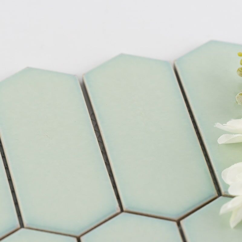 Factory Price Marble Crystal Glass Mosaic Tile Cheap Hexagon Floor Tile 20 Factory Price Marble Crystal Glass Mosaic Tile Cheap Hexagon Floor Tile - Image 20