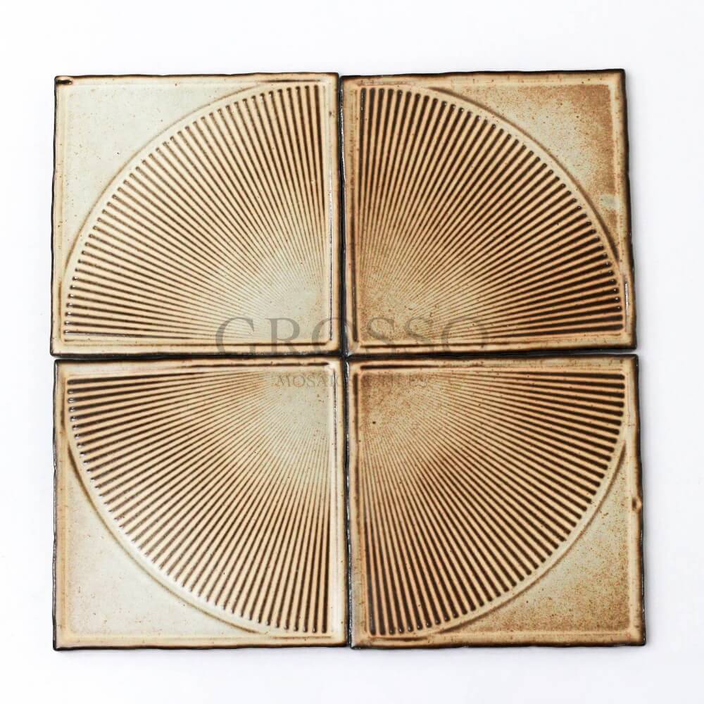 125mm Handmade Tile Square Bathroom Backsplash Wall Ceramic Mosaic Tile Chinese Factory 1 125mm Handmade Tile Square Bathroom Backsplash Wall Ceramic Mosaic Tile Chinese Factory